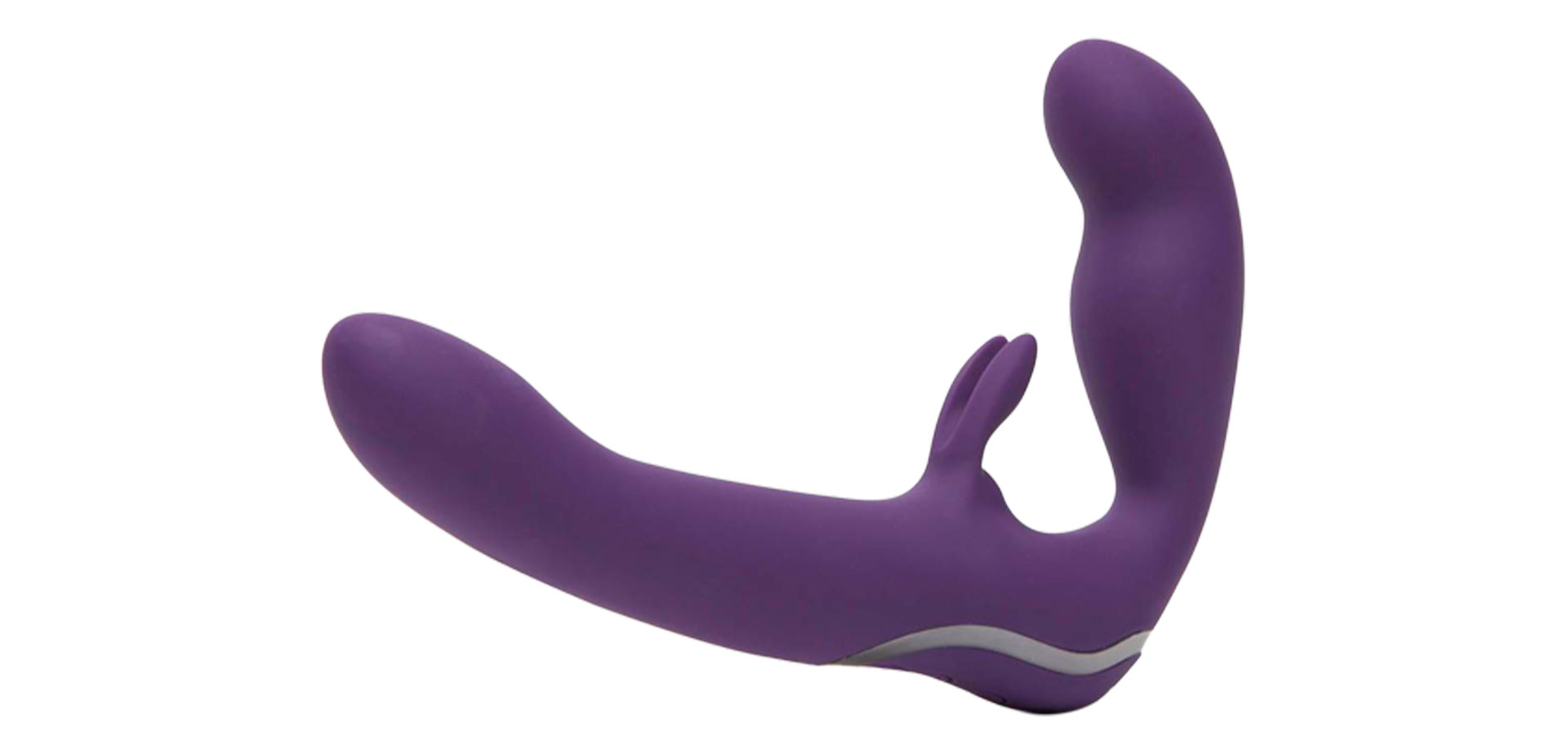 Best purple double penetration toy.