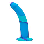 Lovehoney Air and Water Curved Silicone Suction Cup Dildo 7 Inch