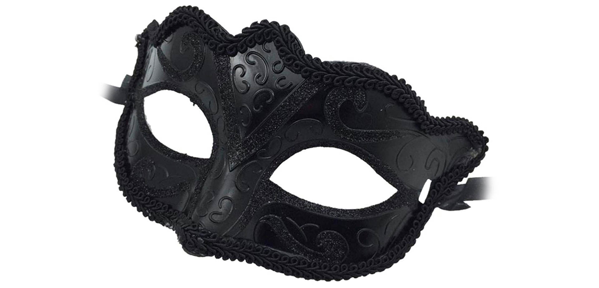 Black Masquerade sex mask.