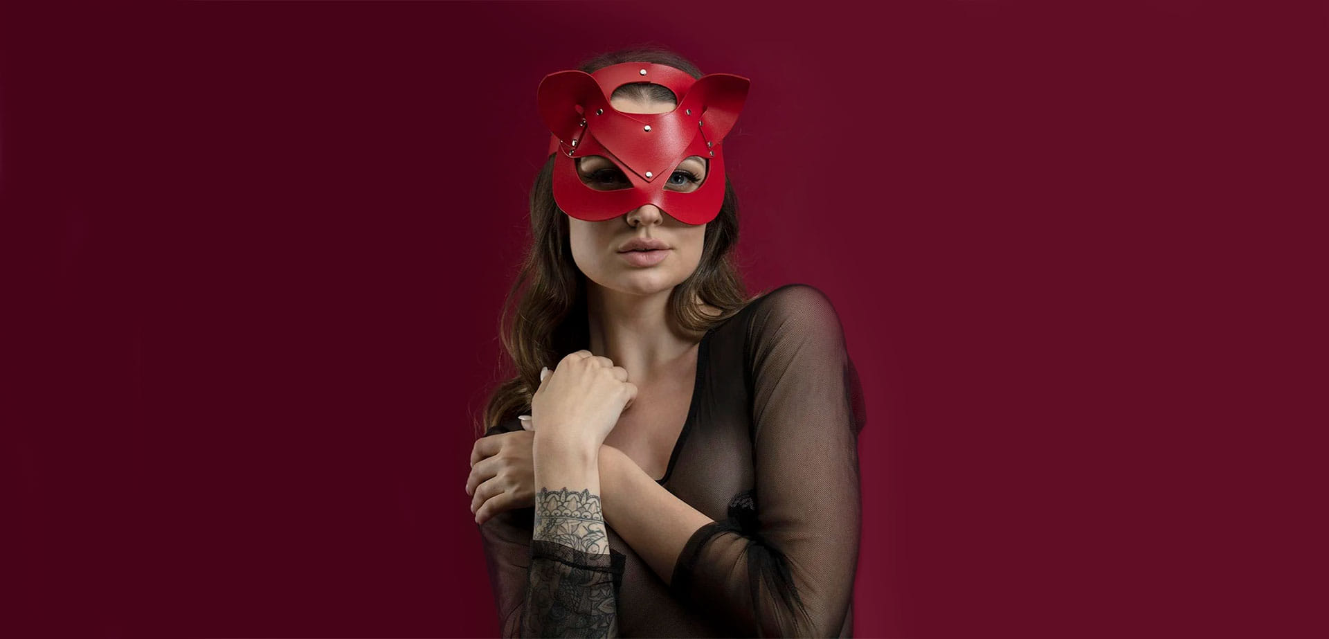 Catwoman BDSM Mask