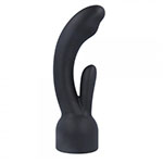 Doxy Number 3 Black Silicone Rabbit Wand Attachment