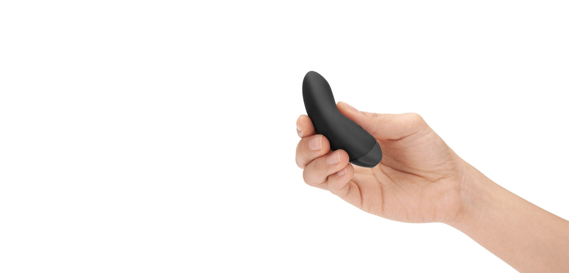 Lay-on rechargeable Waterproof Clitoral Vibrator.