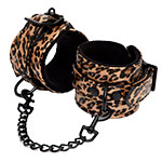 Bondage Boutique Leopard Print Wrist Cuffs