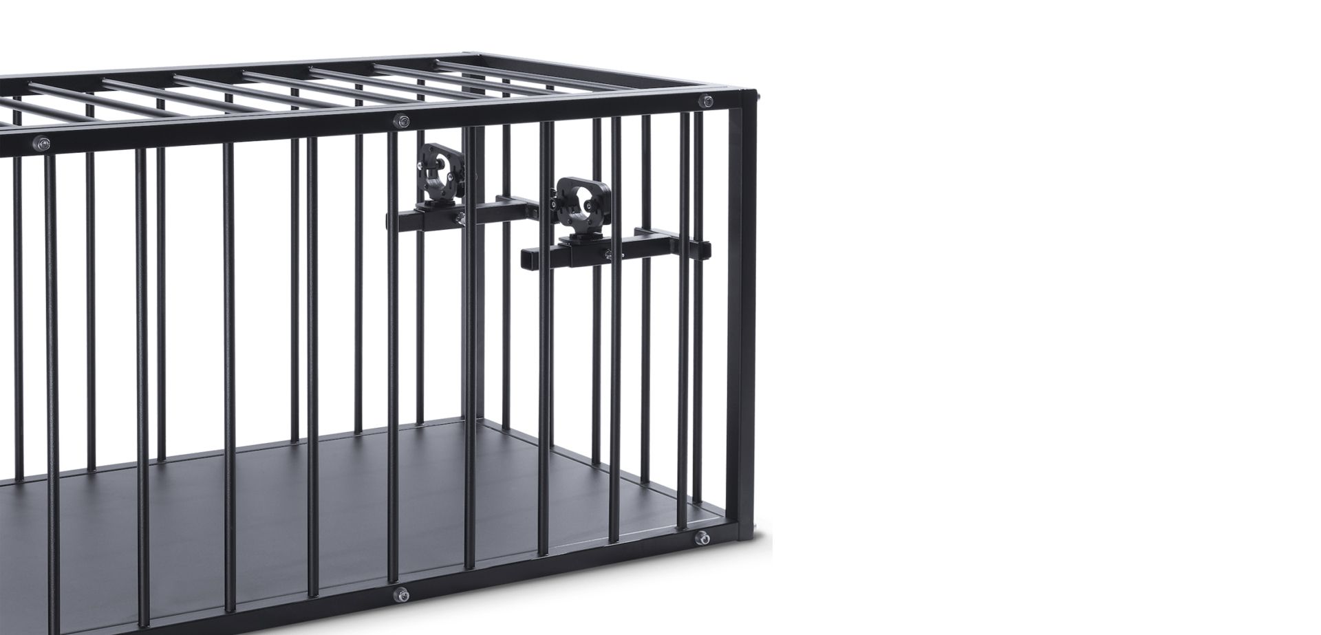 Metal BDSM cage.