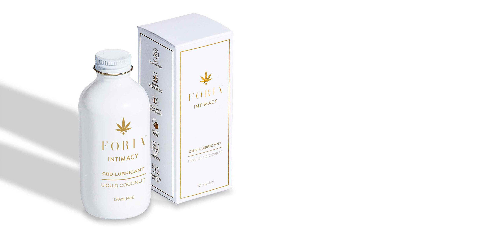 Natural oil-based CBD lubricant.