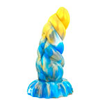 FAAK New Multi Color Horse Dragon Dildo With Suction Cup