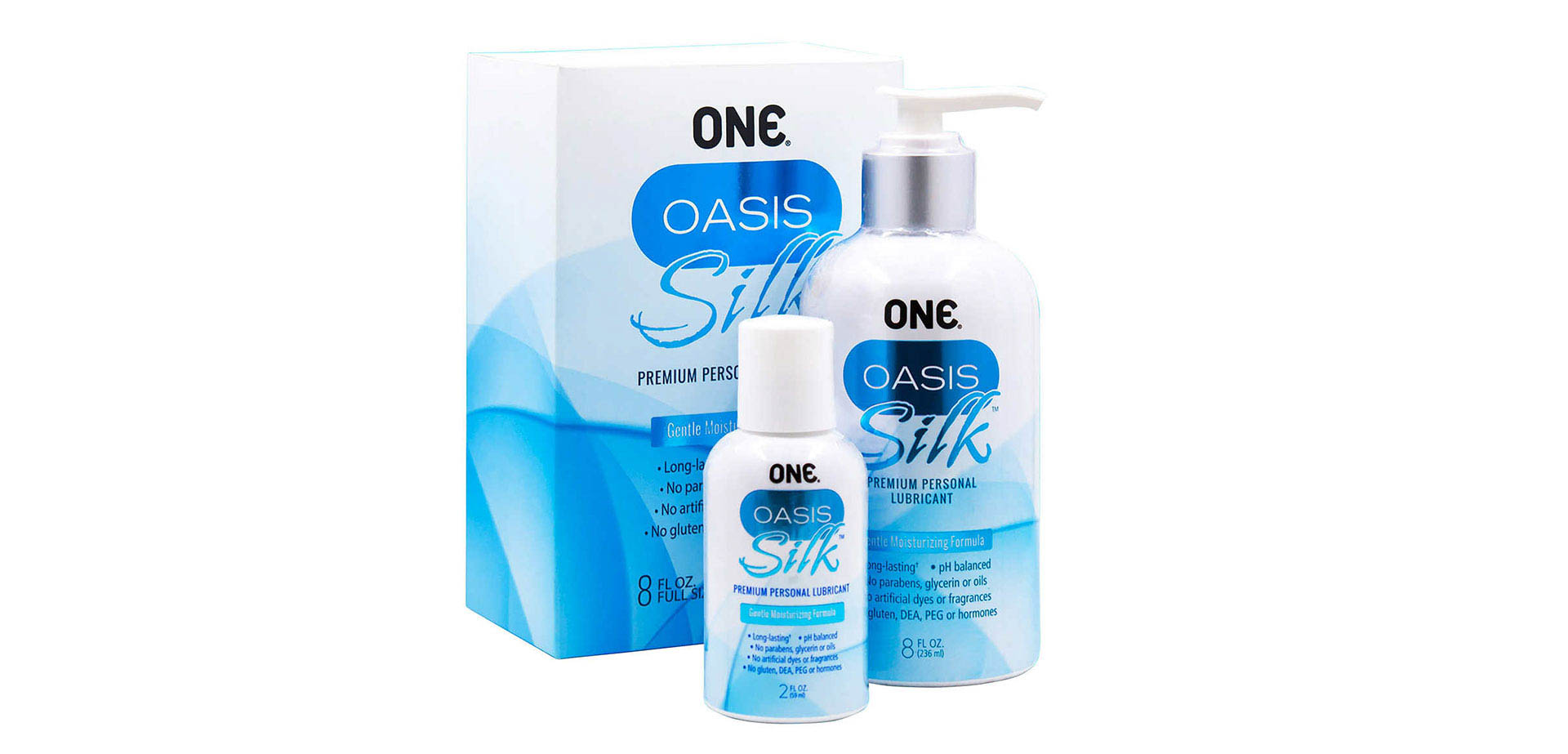 ONE Oasis Silk Premium Personal Lubricant.