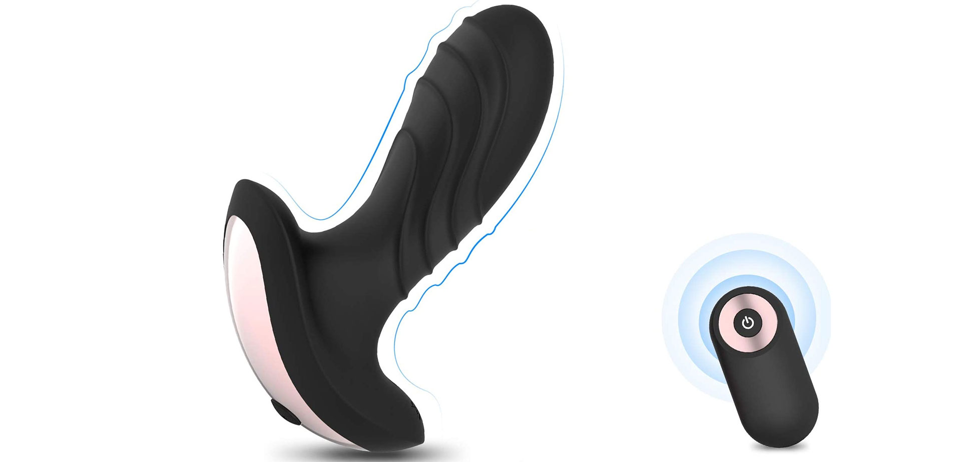 Silicone anal vibrator with 10 strong stimulation patterns.