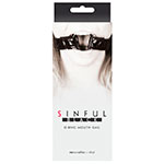 Sinful O Ring Mouth Gag Black