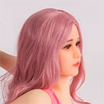 SMALL BREASTS SLIM PINK HAIR SEX DOLL-KEXIN
