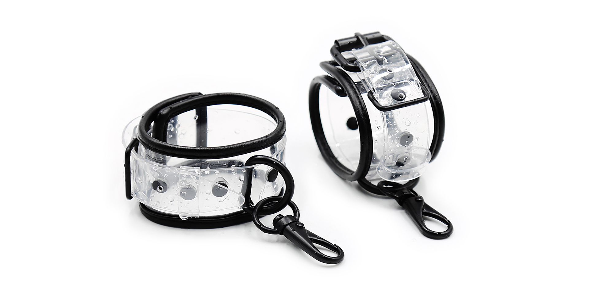 Transparent Bondage Cuffs.